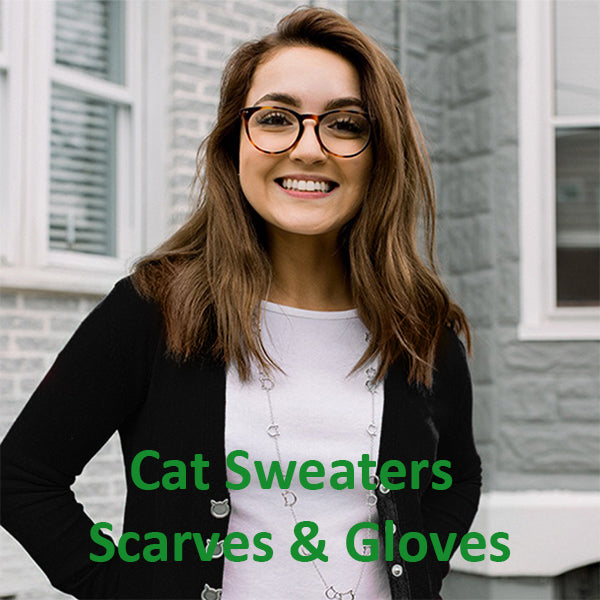 Cat Sweaters, Cat Hats & Apparel