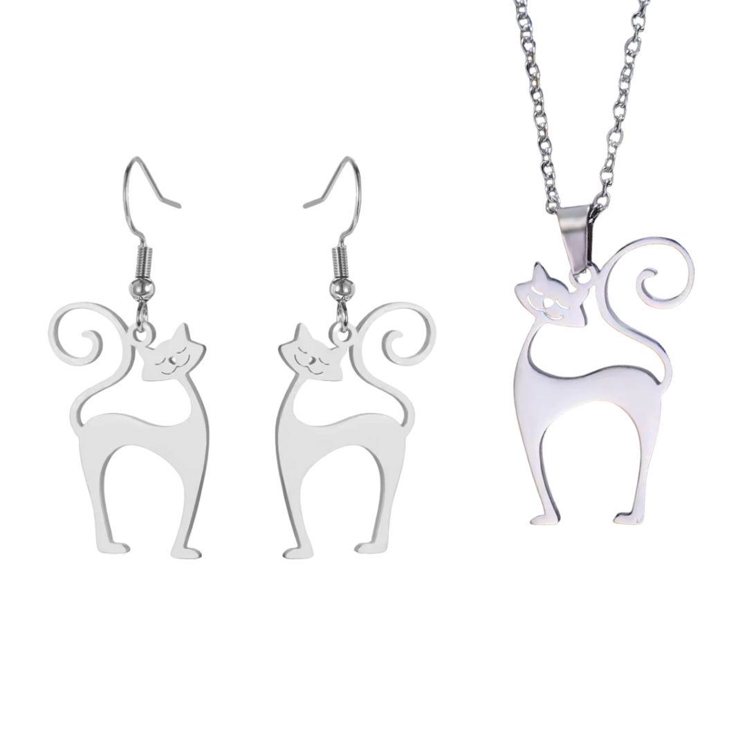Atomic Cat Swinging Jewelry Gift Set