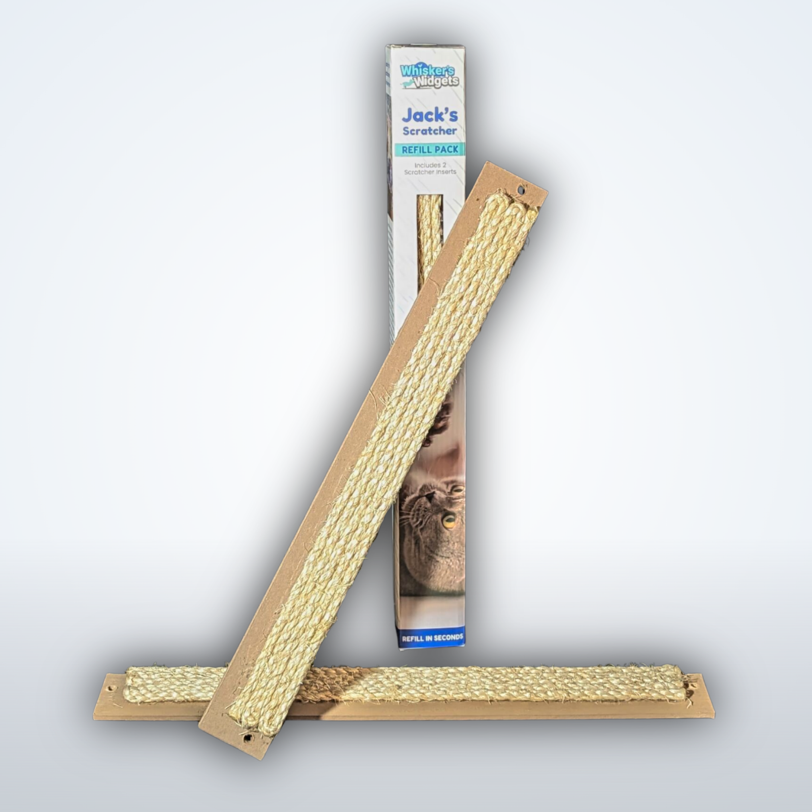 Jack's Scratcher — Replacement Inserts for Door Frame Cat Scratcher