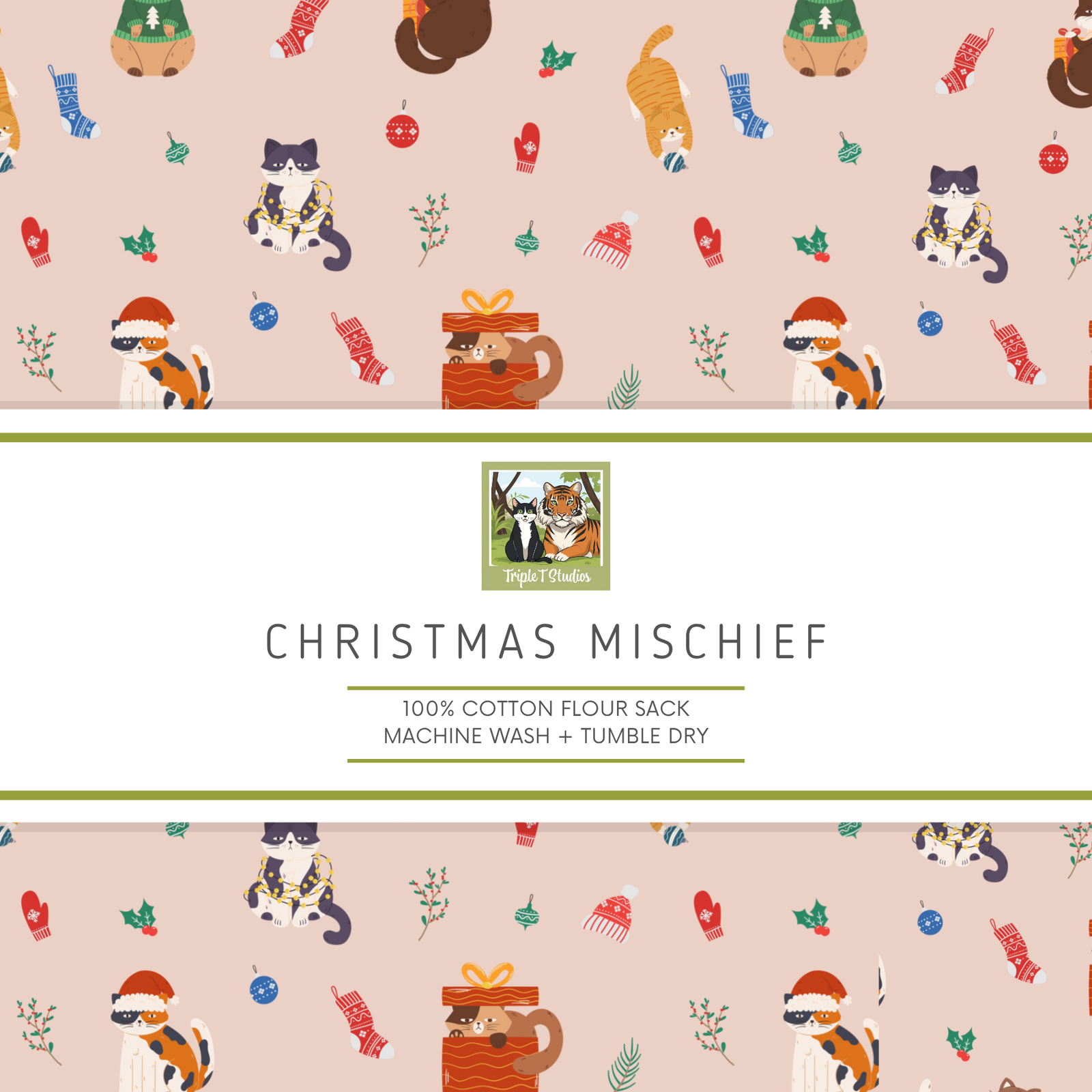 Tea Towels with Cat Designs