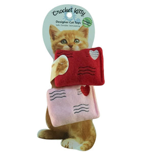 Valentine Love Letter Cat Toys| Set of Two