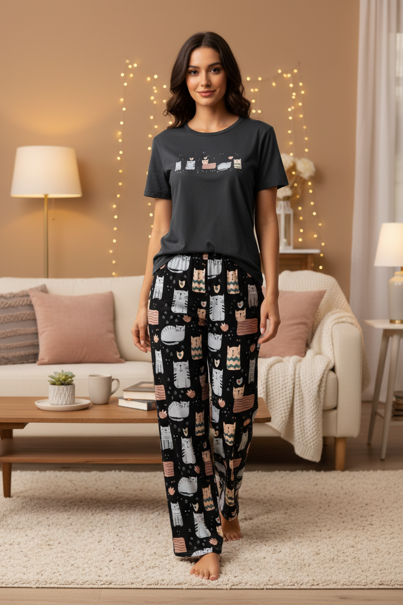 SQUARE CATS Loungewear | 2-piece SET