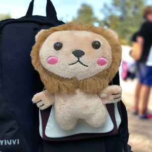 Rescue Plushies African Lion Keychain