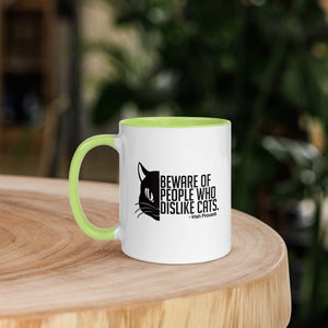 Cat Mug with Irish Proverb Design