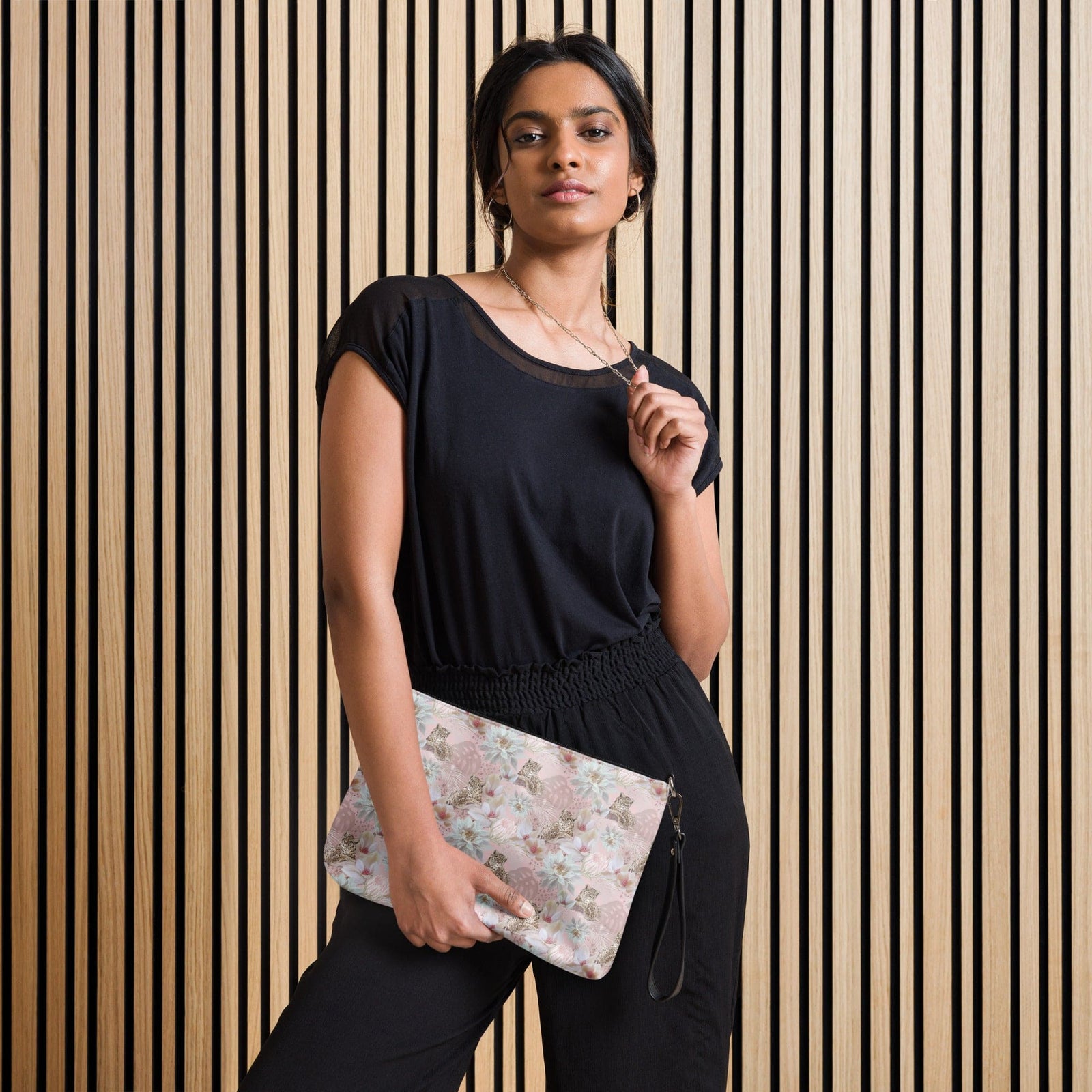 Cat Crossbody Bag | Leopard & Lotus. on model