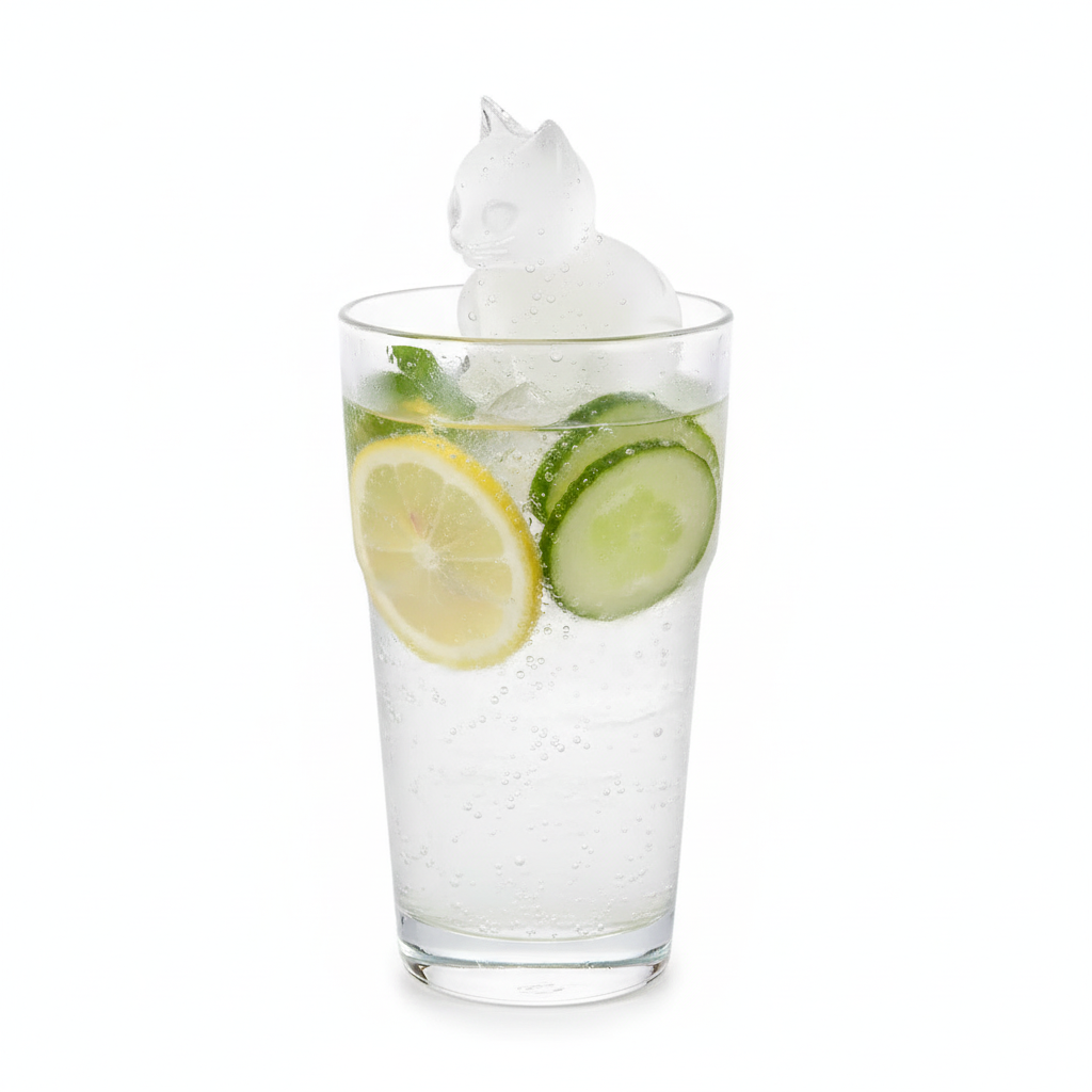 3D Cat Shape Ice Cube Tray