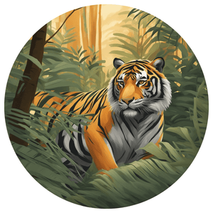 Six Tiger Stickers