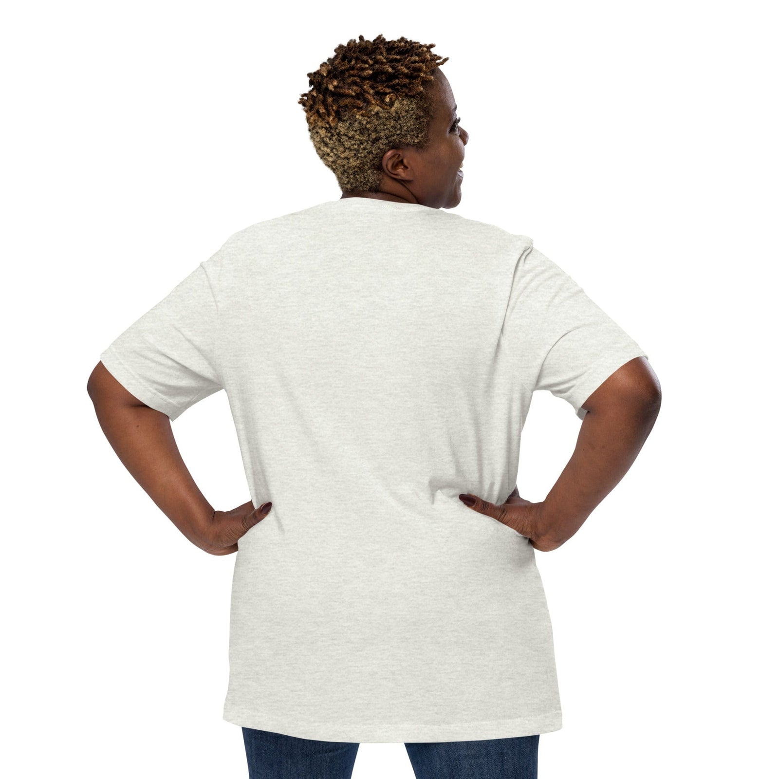 Cat T Shirt. HoMEOWner. on Model Back