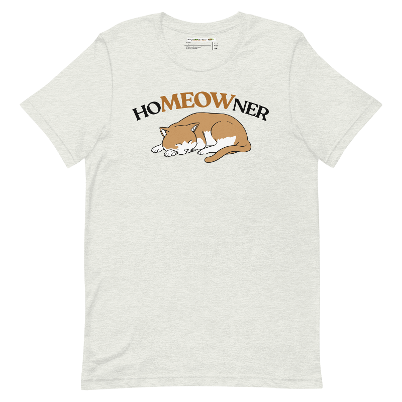 Cat T Shirt | HoMEOWner. Ginger