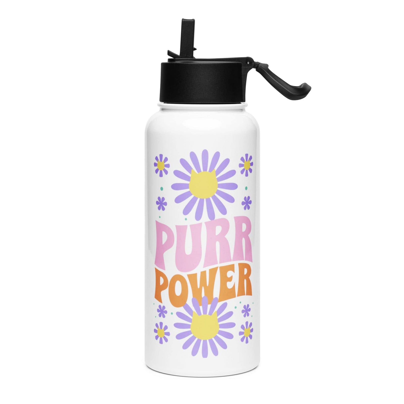 Purr Power Water Bottle -2