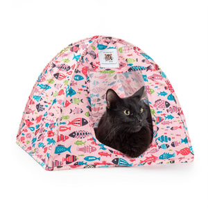 Cat Tent | Cotton Canvas Popup Pet Bed