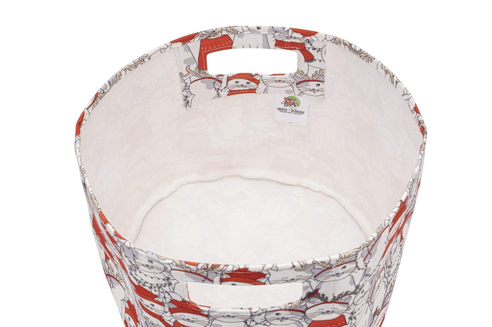 Holiday Cat Canvas inside view