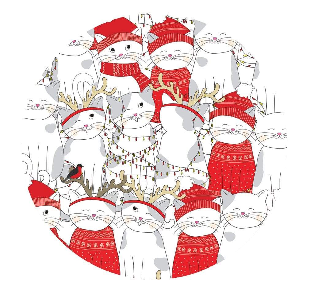 Holiday Cat Coaster Made in USA