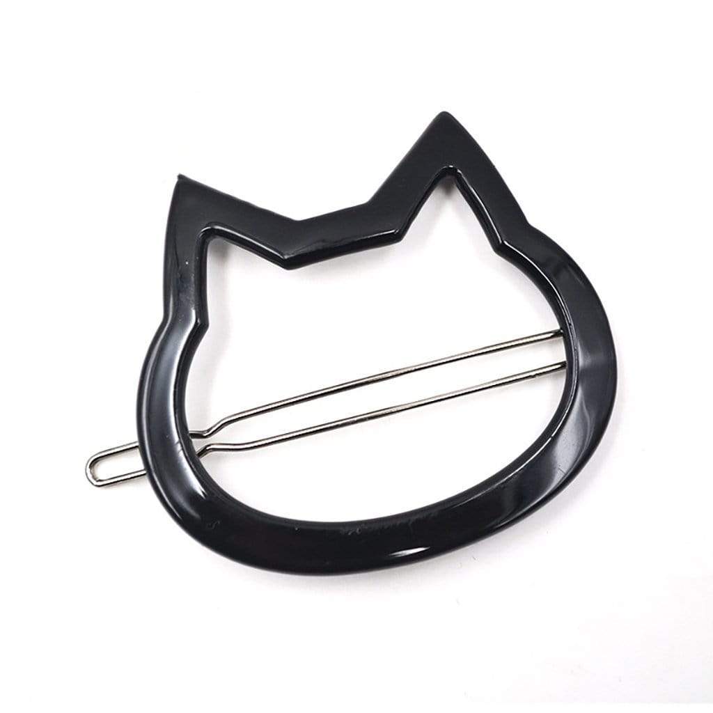 Black Cat Hair Clip