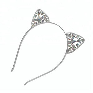 Crystal Cat Ear Headband | Cat Headband