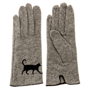 Cat Gloves| Cat Design| Wool Cat Gloves 1
