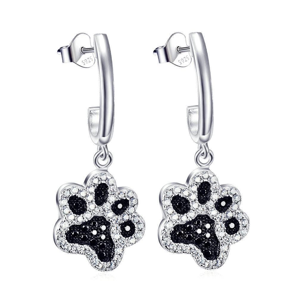Cat Earrings | Paw Print Earrings-Triple T Studios