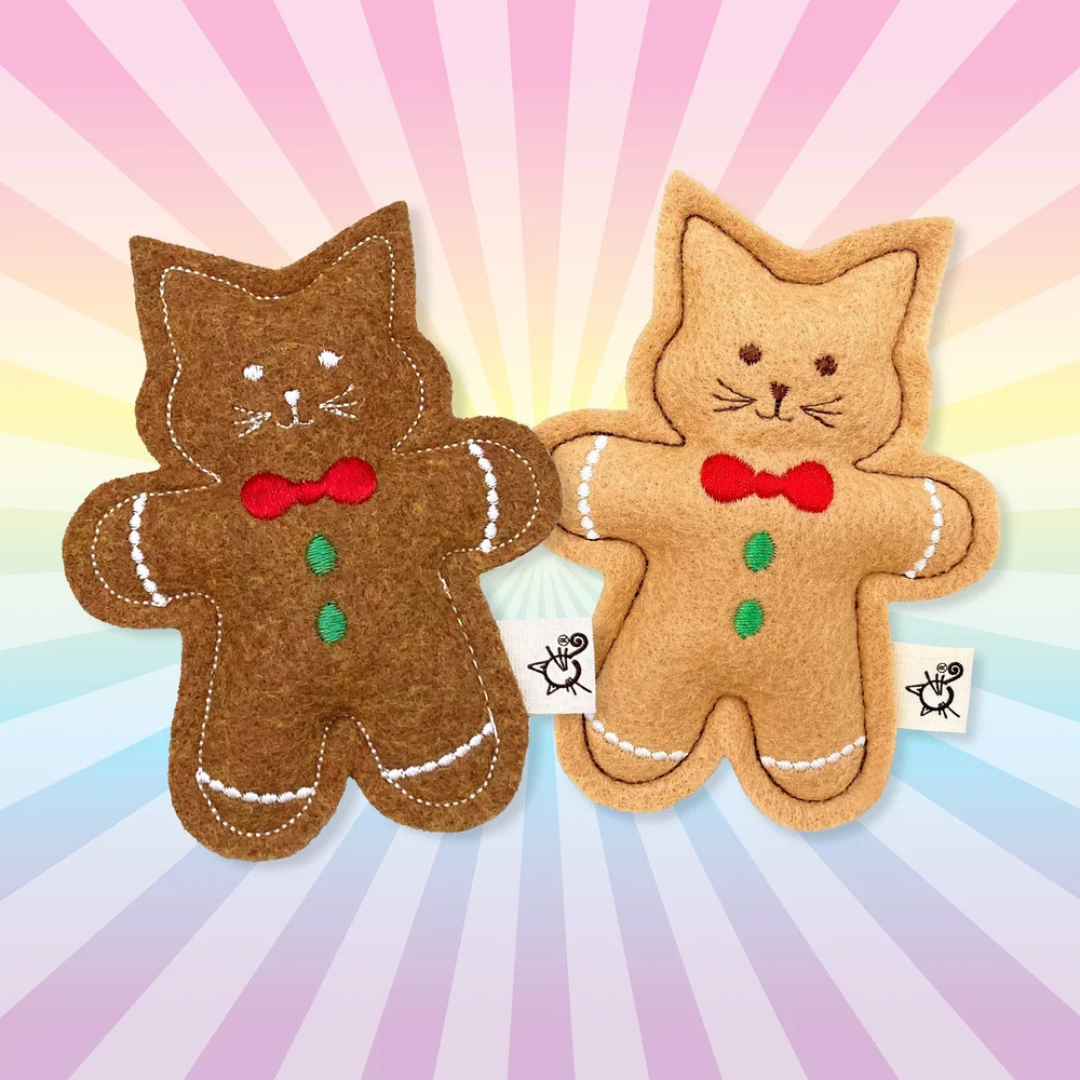 Gingerbread Cat Toy