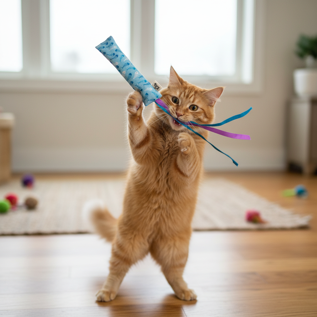 Crinkle Sticks Cat Toys 3 Count