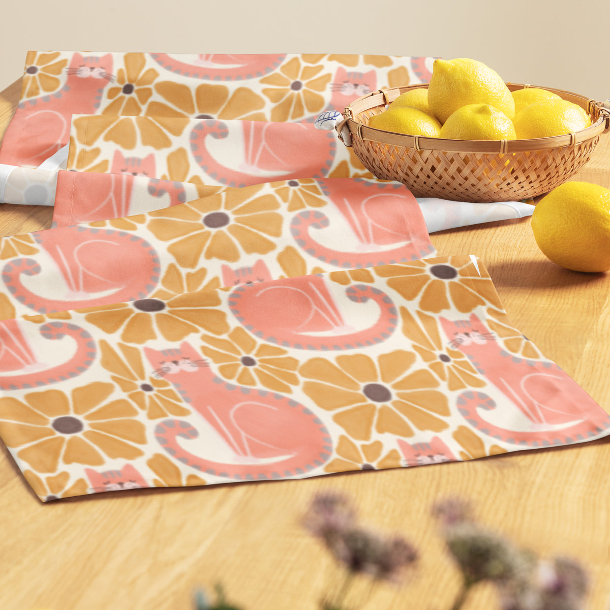 Table runner | Beach Cats