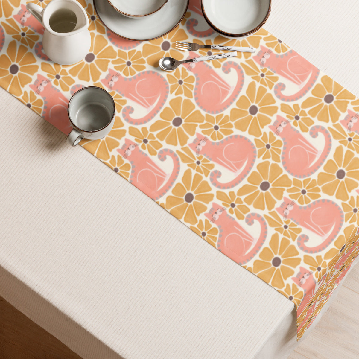 Table runner | Beach Cats