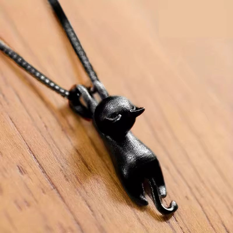 Hold On Tight Cat Necklace