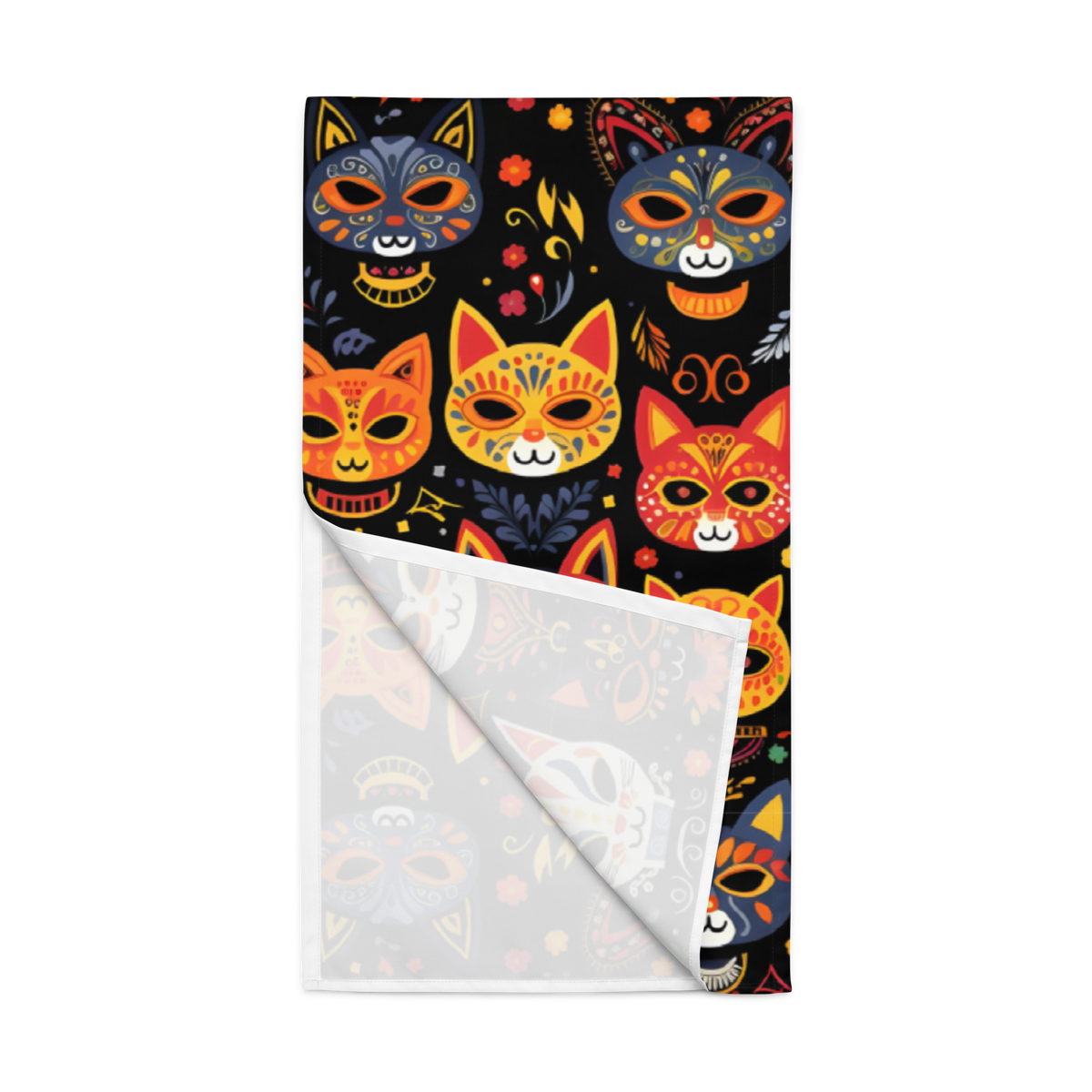 Table runner | Gatos del Dia de los Muertos