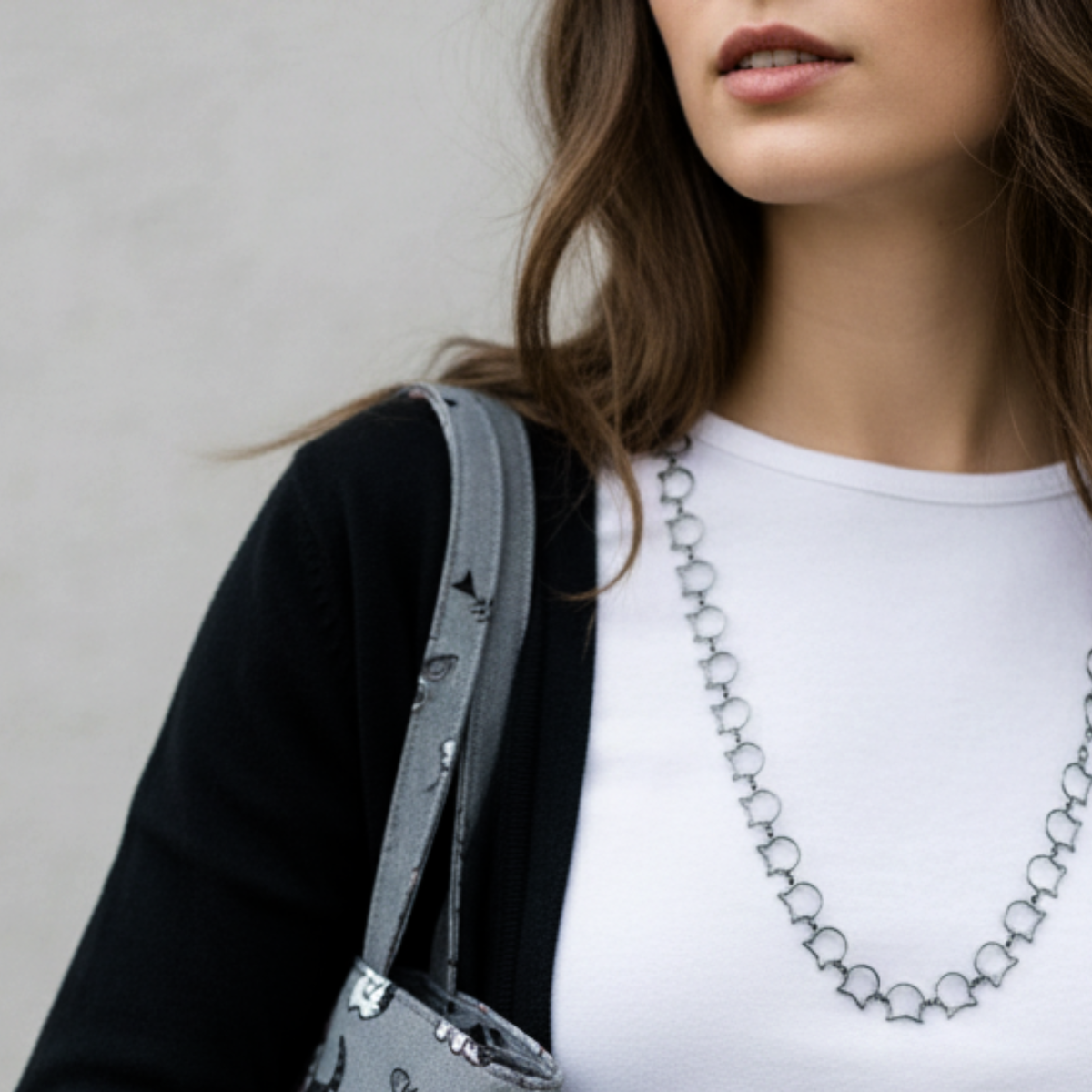 Cat Head Chain Link | Necklace