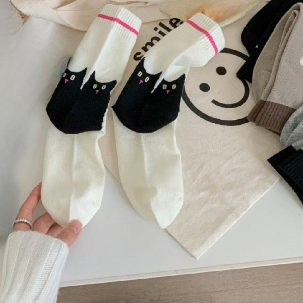 Black Cat Socks