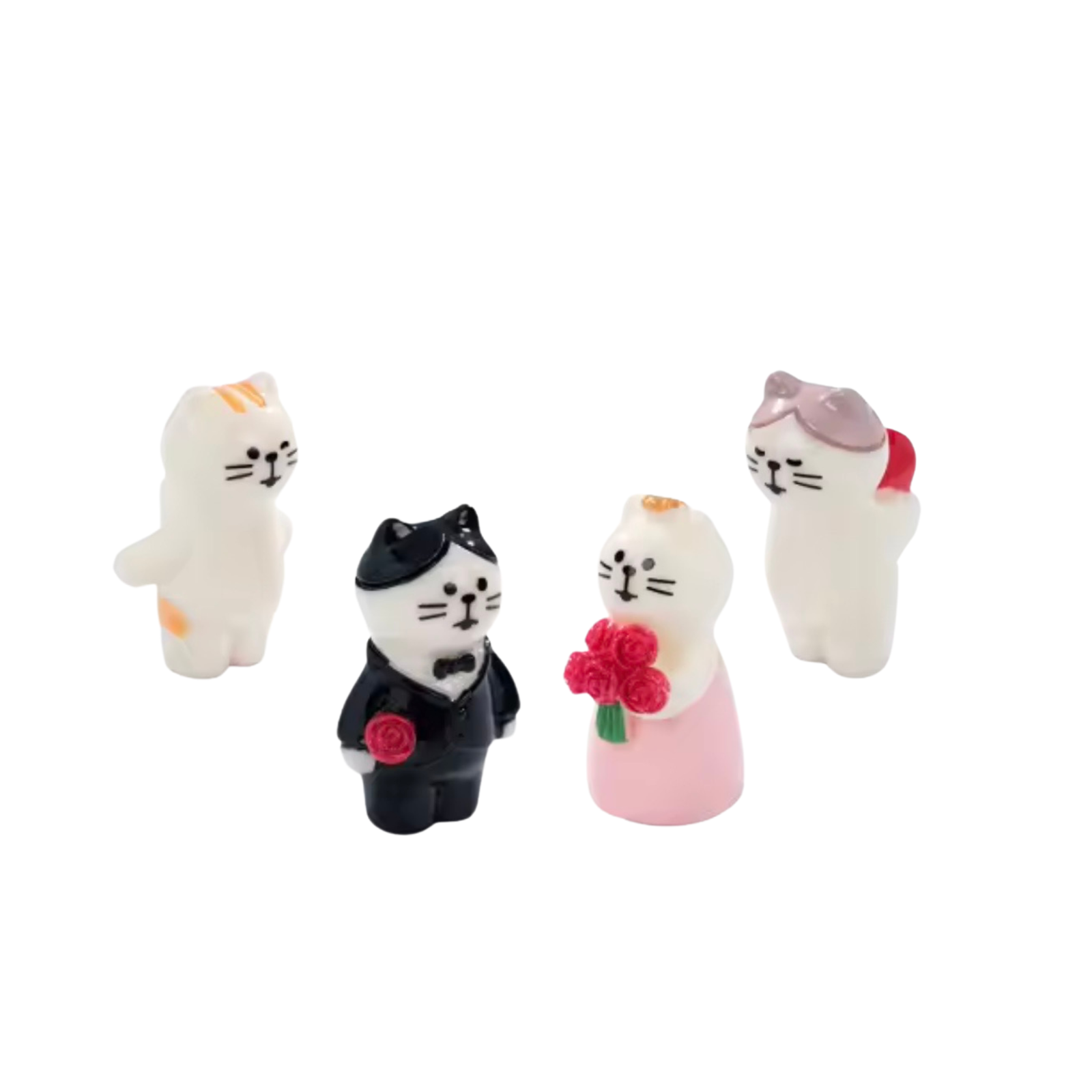 Mini Resin Wedding Cats