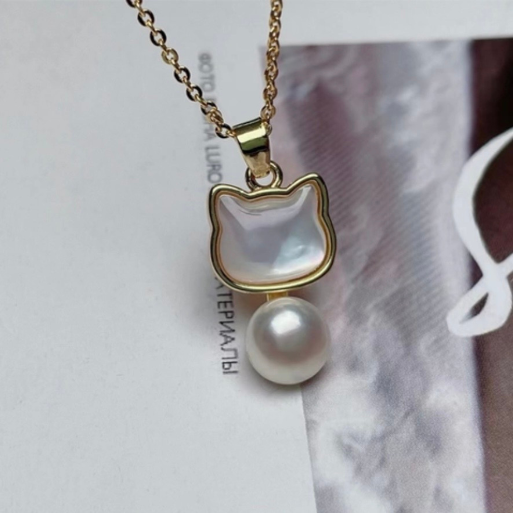 Mother of Pearl &amp; Freshwater Pearl | Earrings + Necklace + Ring