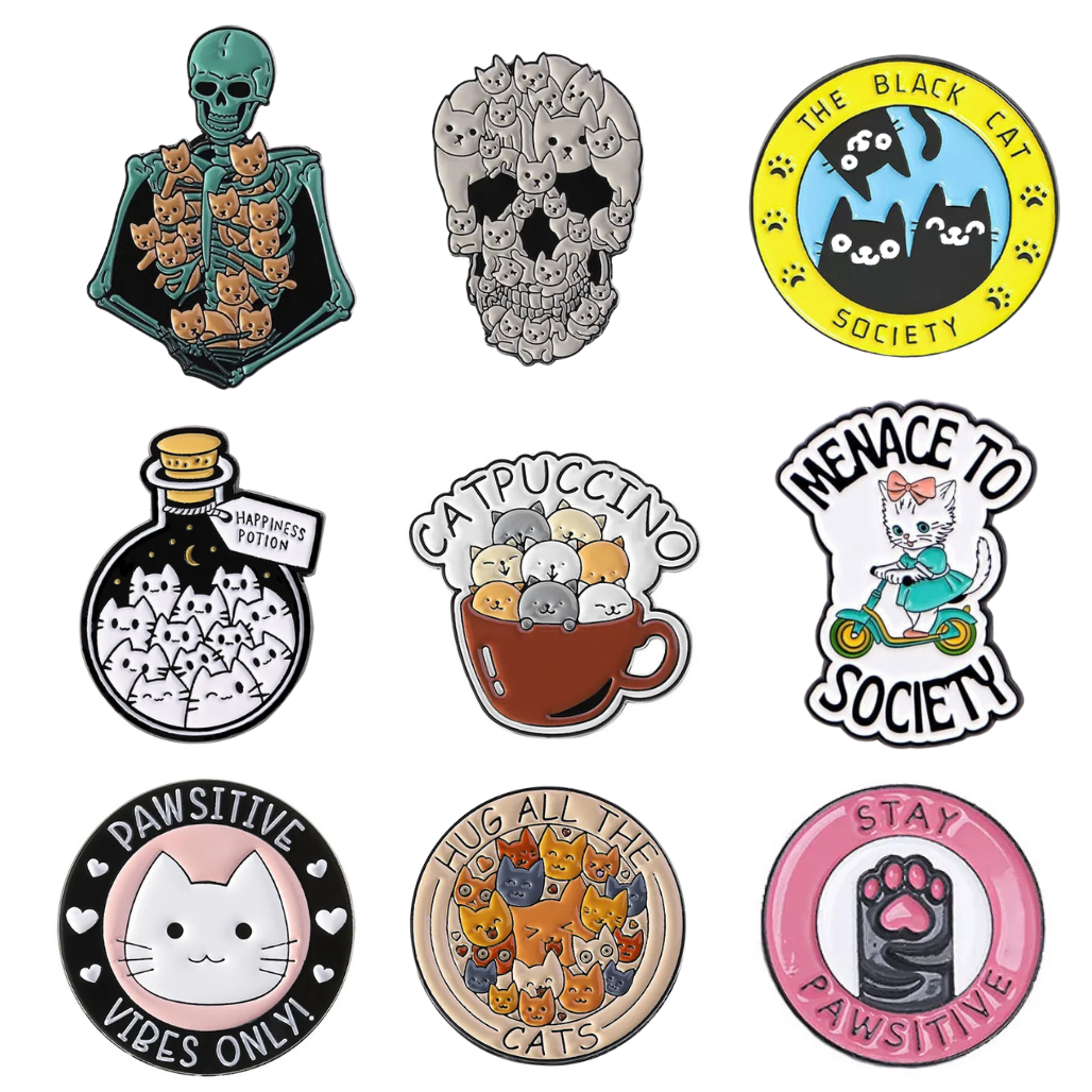 Cat Enamel Pins