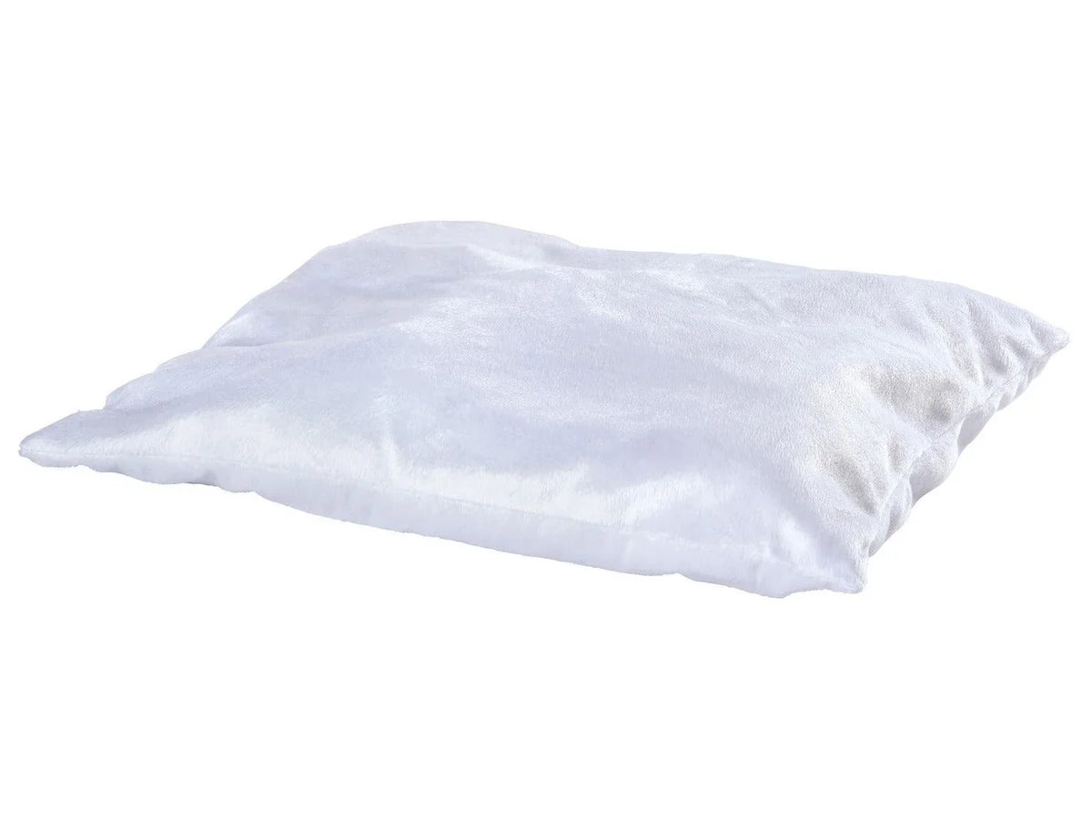 White pillow on a white background