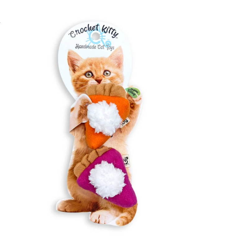 Pumkitty &amp; Sweet Purr-tato Pie | Plush Catnip Cat Toy