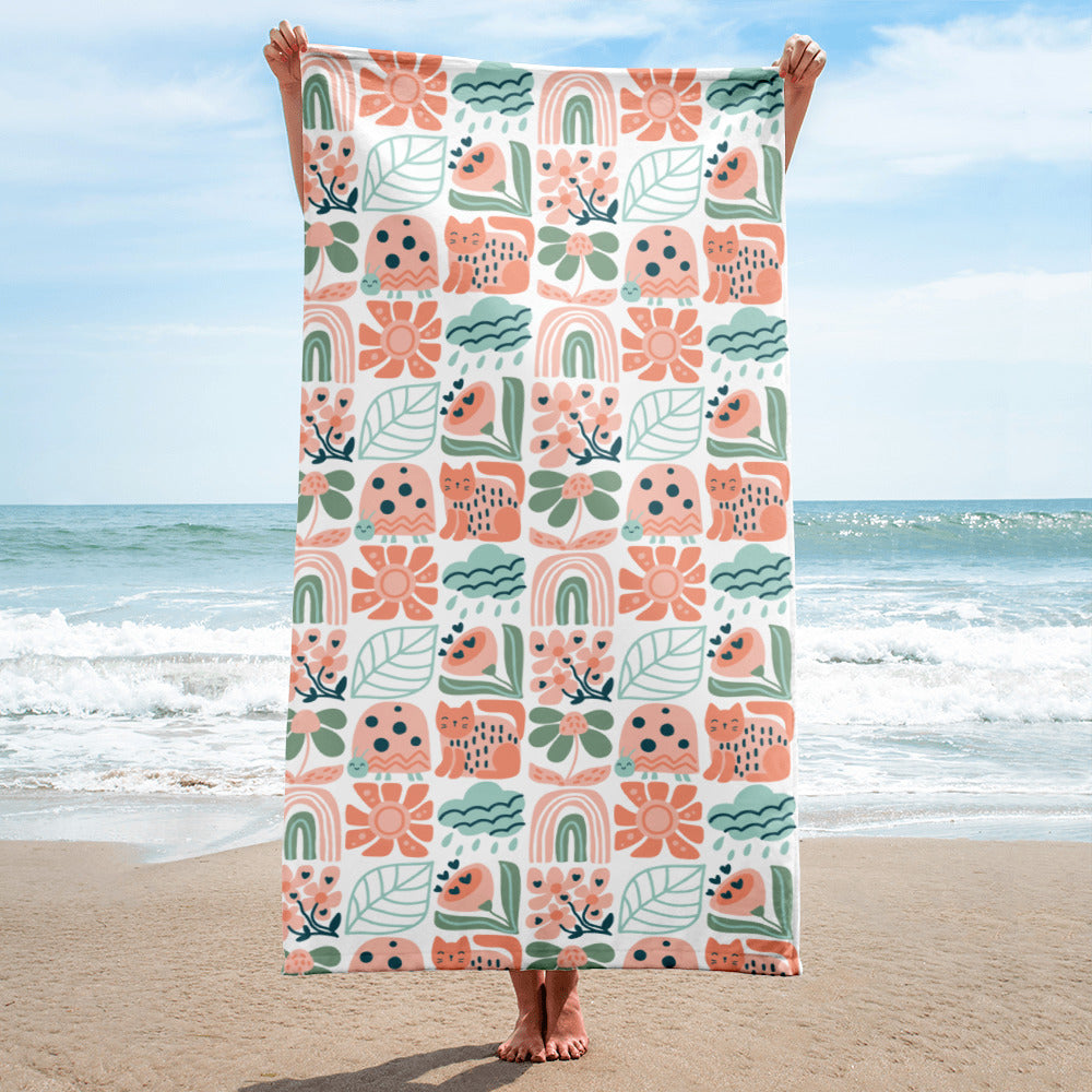 Beach Towel | Coastal Cats