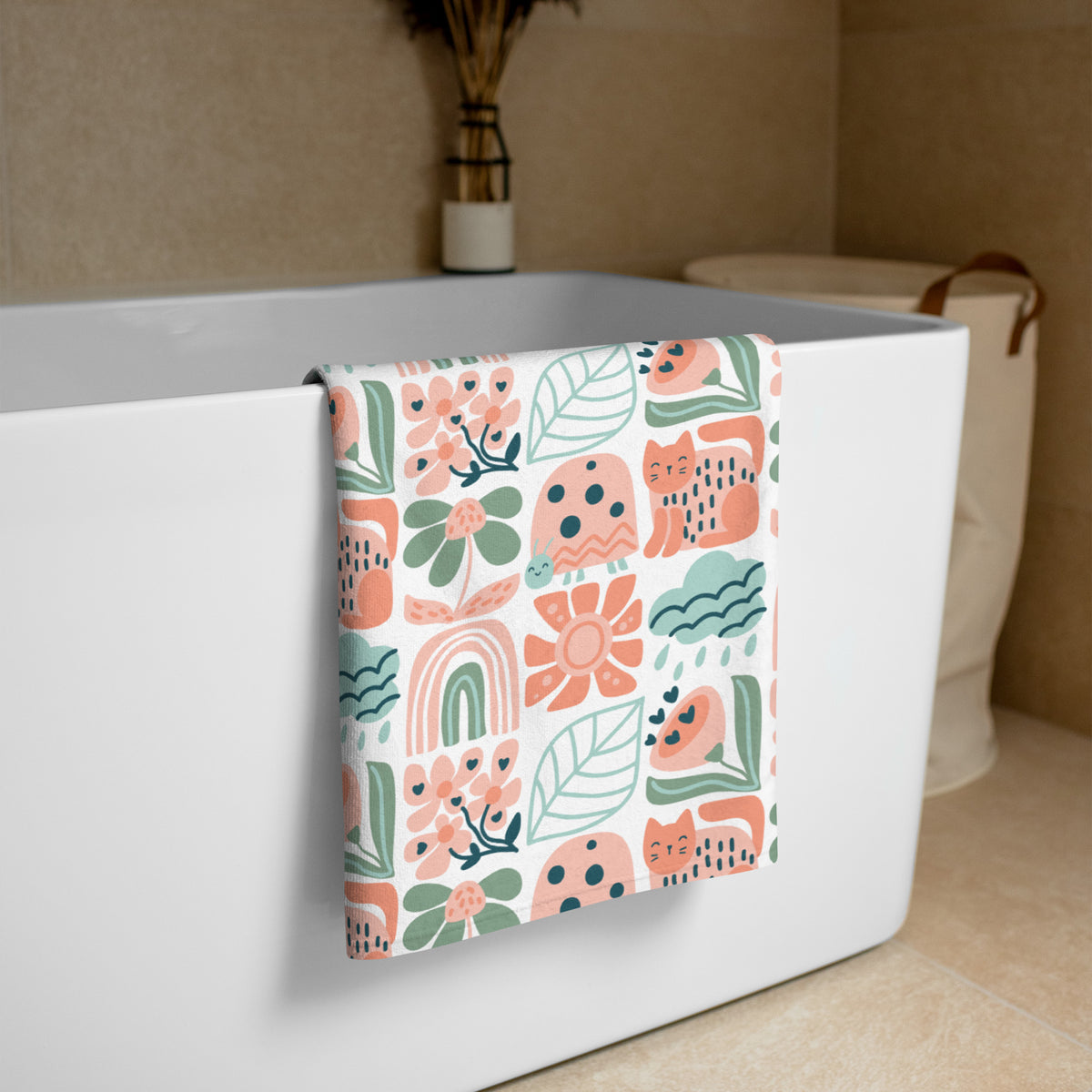 Beach Towel | Coastal Cats