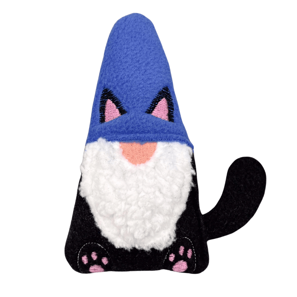 Black Cat Gnome Kicker Cat Toy