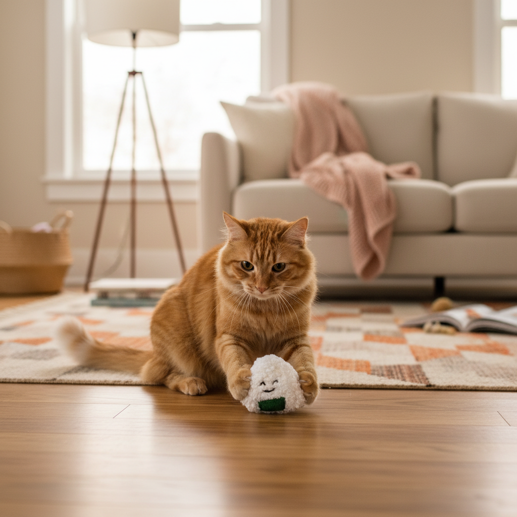 Yummy Onigiri Cat Toy
