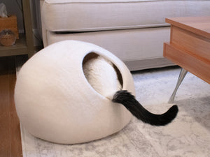 Snow White | Round Style Cave Cat Bed