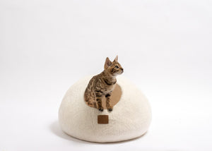 Snow White | Round Style Cave Cat Bed