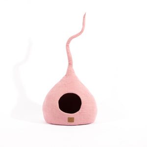 Valentine Pink | Tail Style Cave Cat Bed