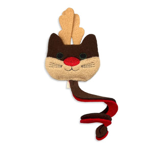 Mewdolph the Red Nosed Cat Toy