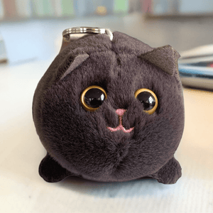 Black Cat Plushie Keychain