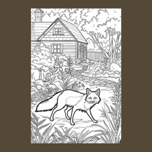 Red Fox Coloring Book