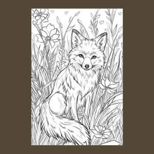 Red Fox Coloring Book