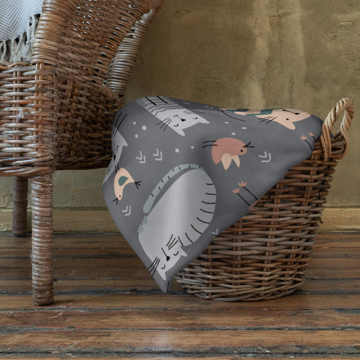 Cat Throw Blanket
