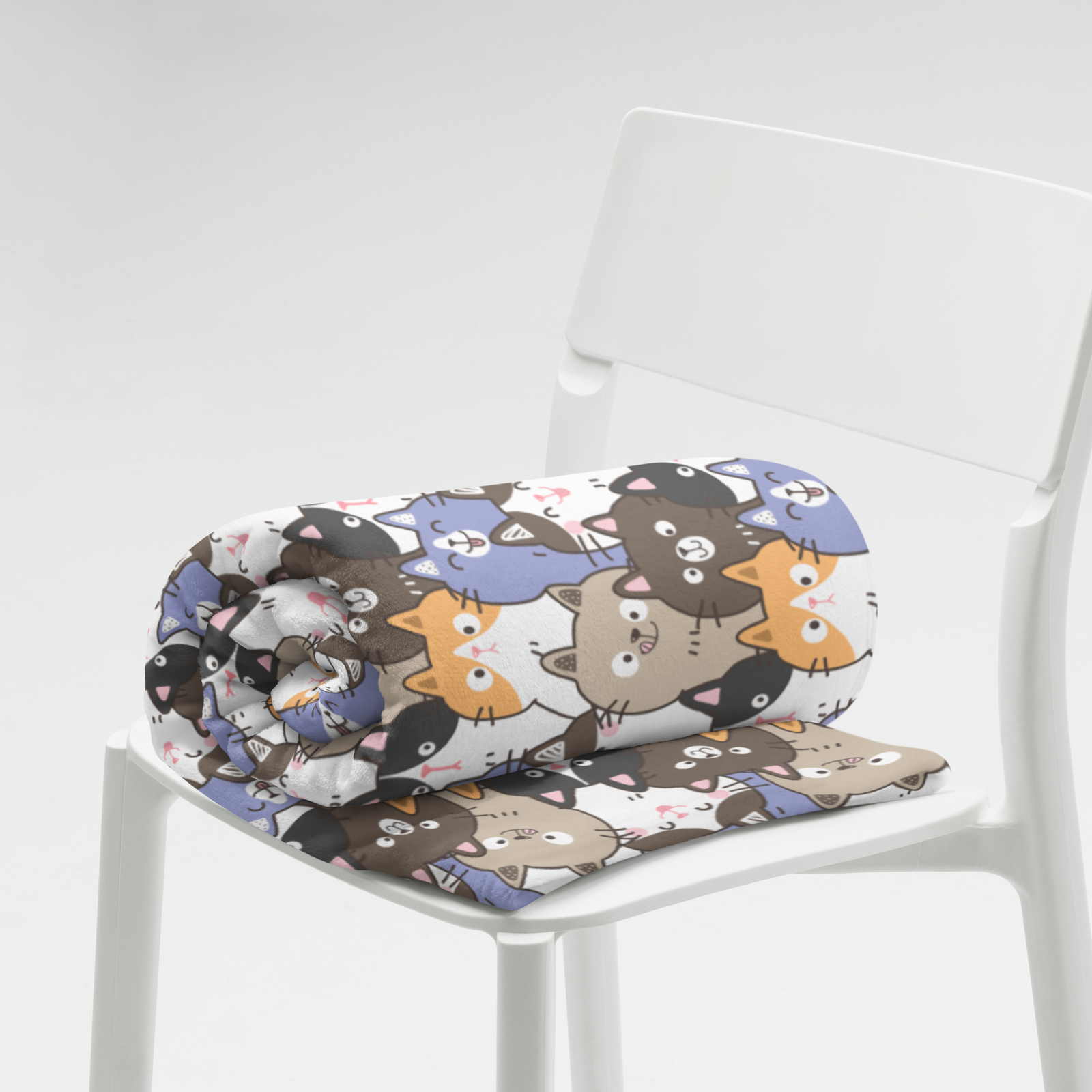 Generously Sized Cat Throw Blanket