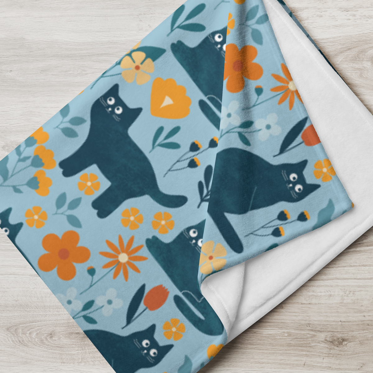 Cat Throw Blanket
