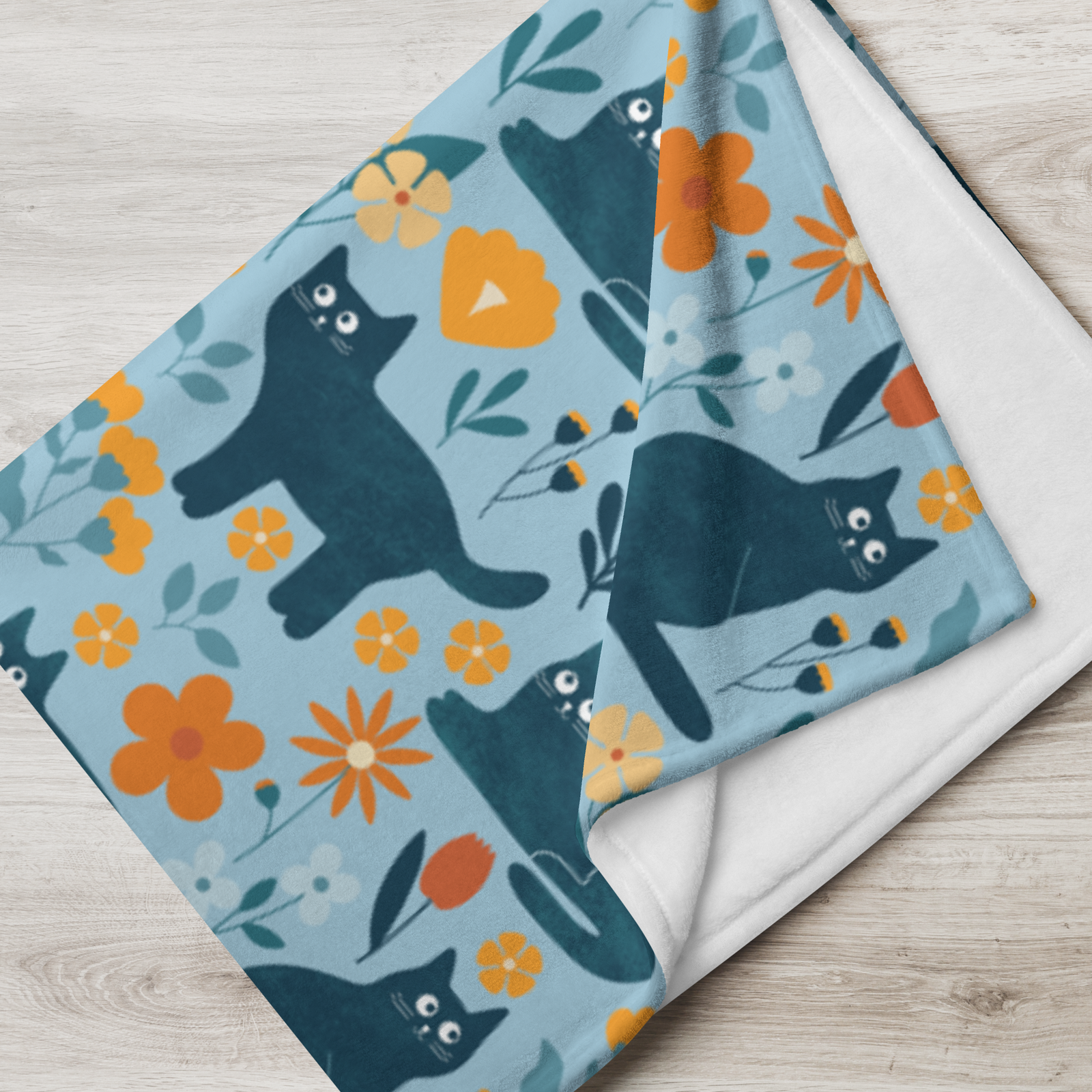 Cat Throw Blanket