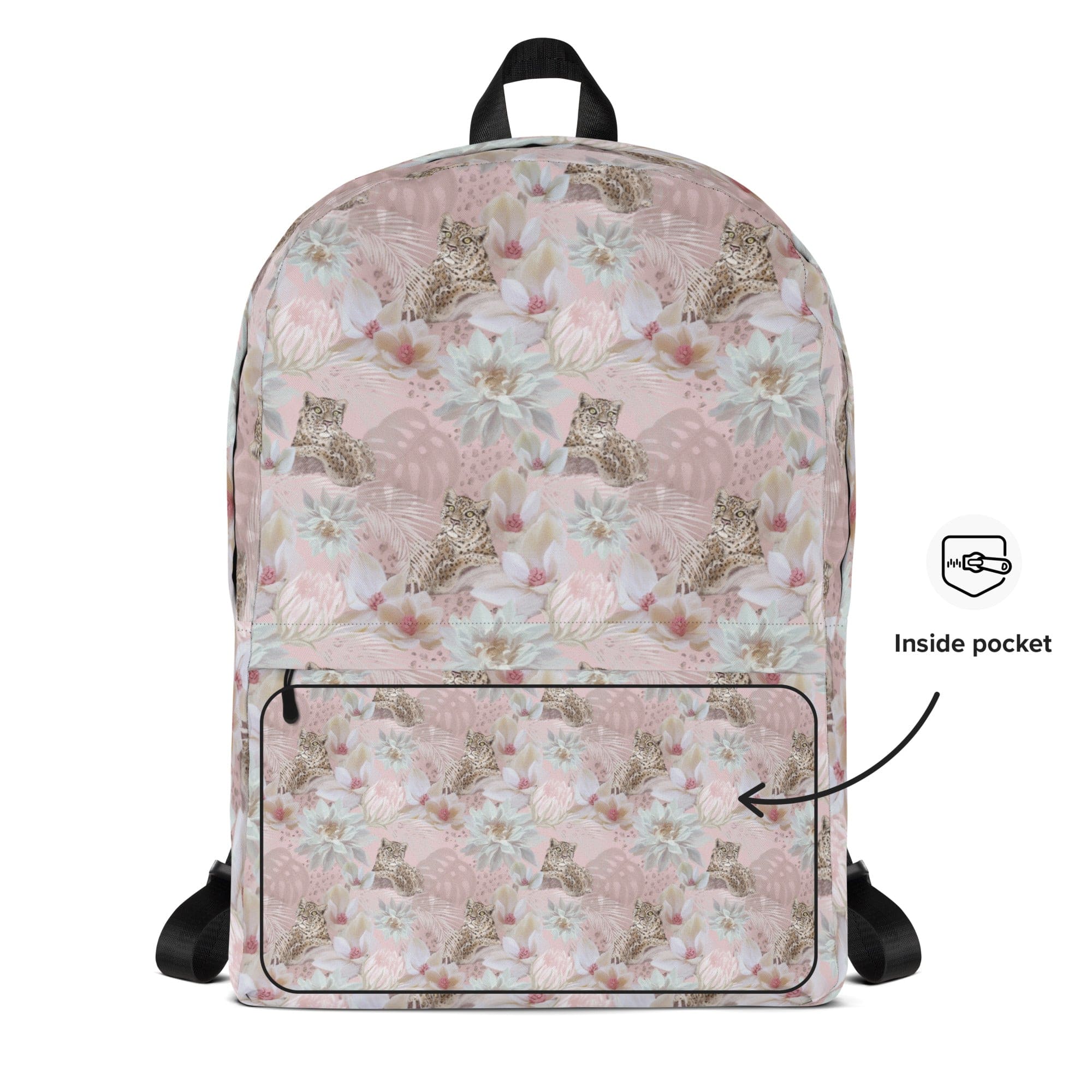 Cat-Themed Backpack | Leopard and Lotus